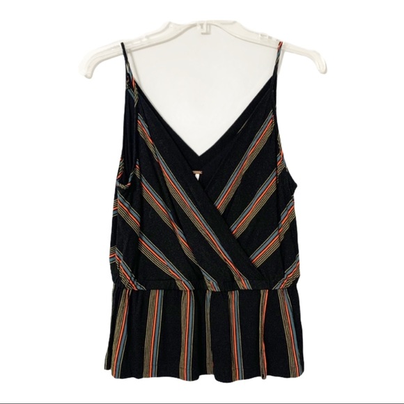Free People Tops - Free People black striped tank